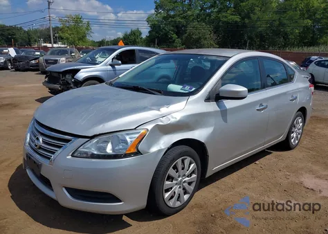 2015 Nissan Sentra Fe+ S/S/Sl/Sr/Sv из США, поврежденный, VIN 3N1AB7AP3FL634663
